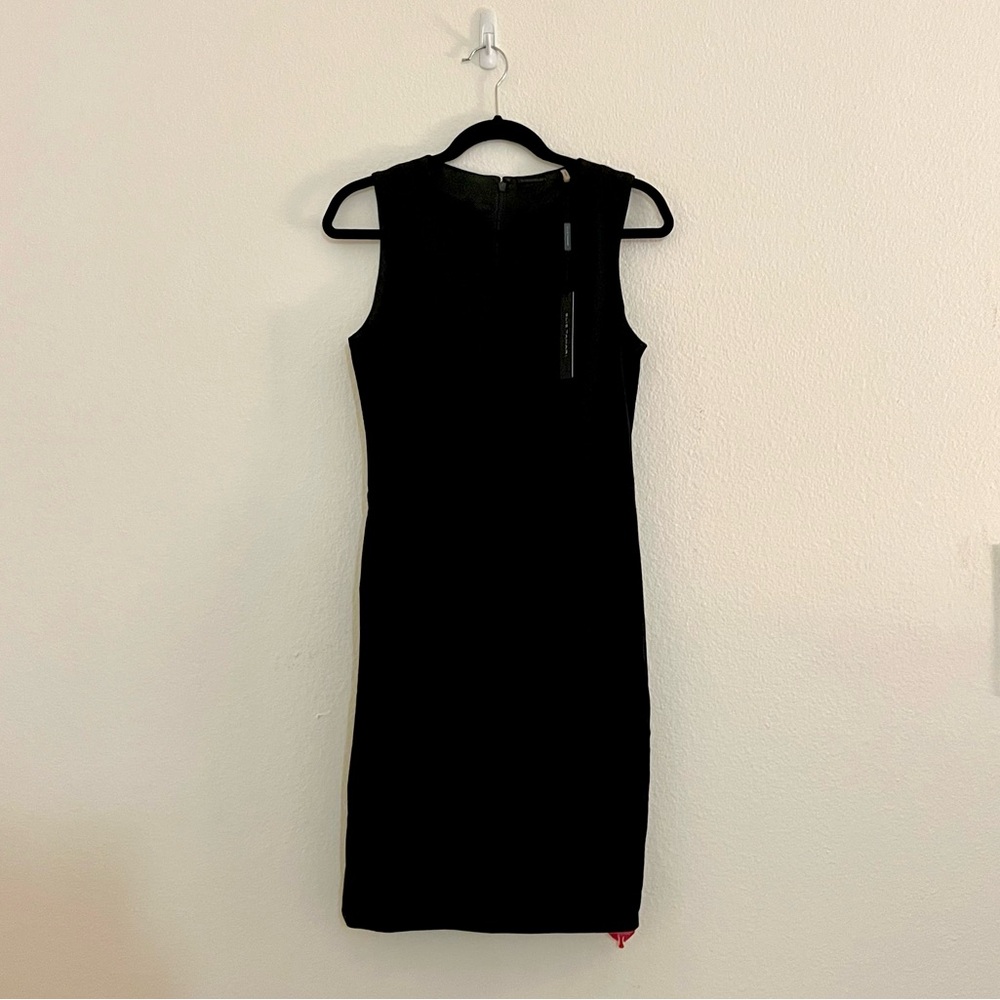 NWT Elie Tahari Black Natanya Sheath Cocktail Dress